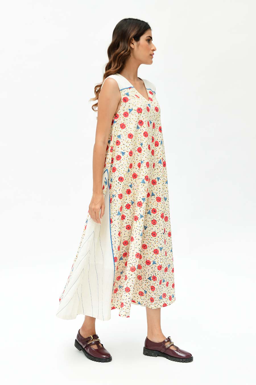 Organic Cotton Space Maxi Dress