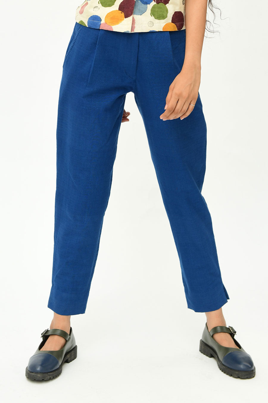 Organic Cotton Indigo Pants