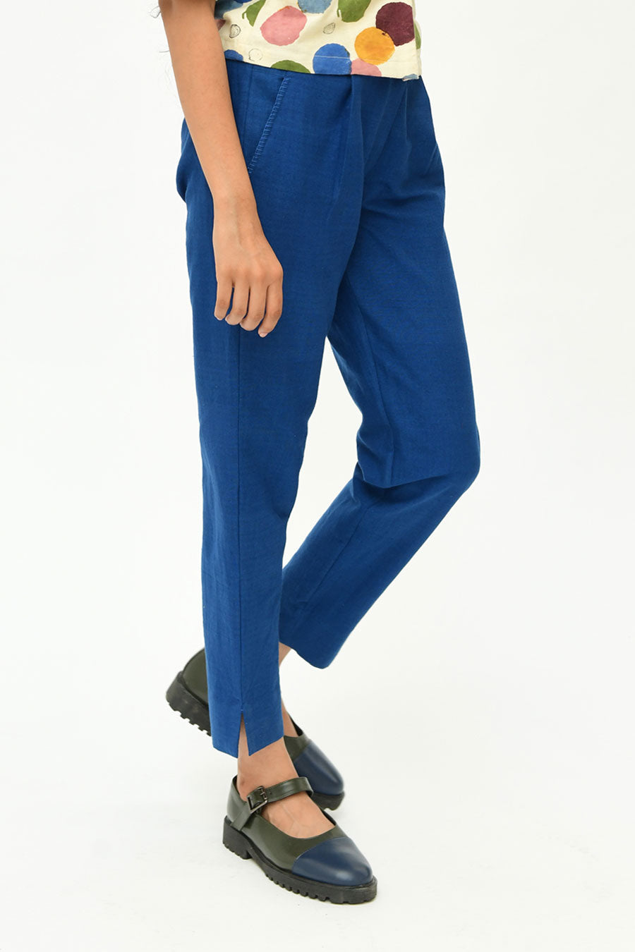 Organic Cotton Indigo Pants