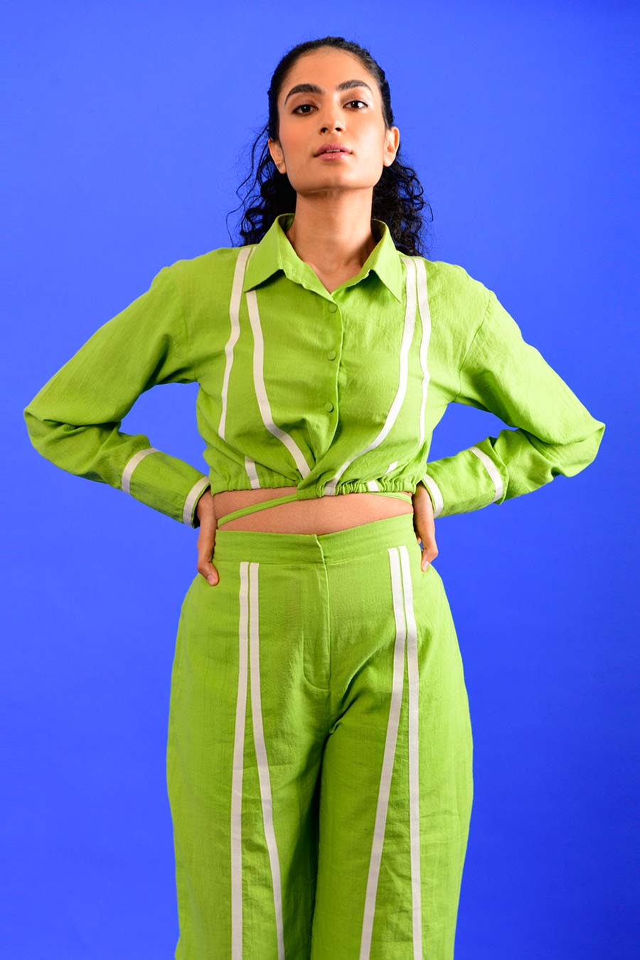 Solid Green Co-Ord Set