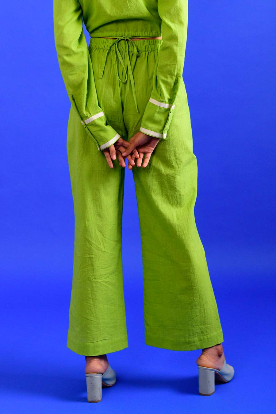 Solid Green Pants