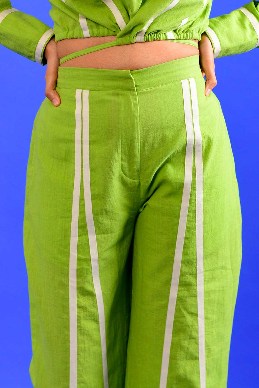 Solid Green Pants