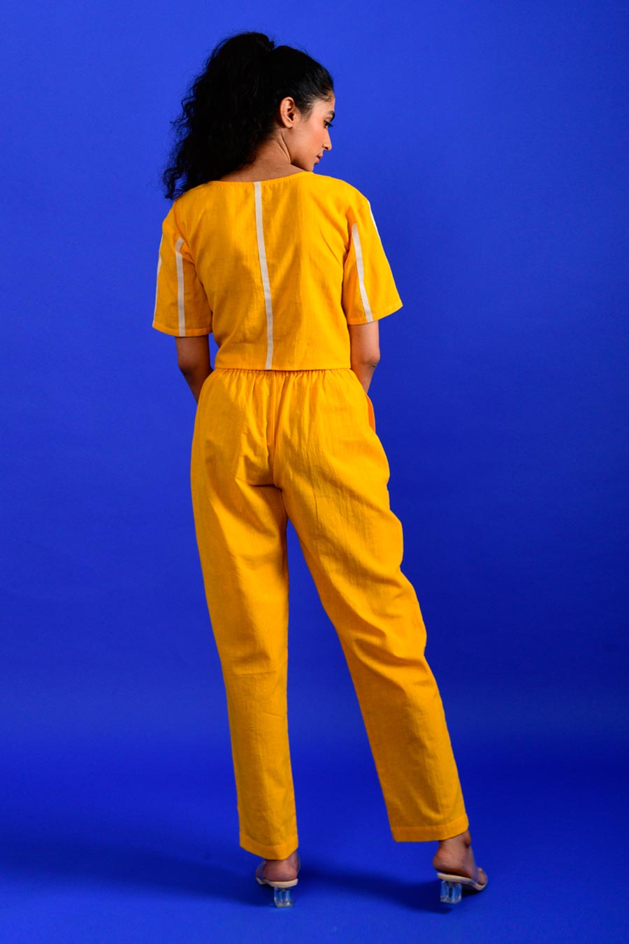 Solid Yellow Co-Ord Set