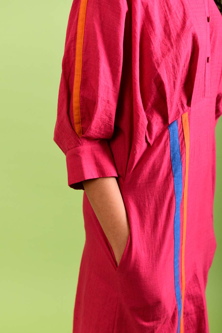 Solid Magenta Dress