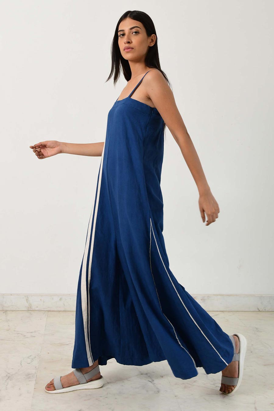 Indigo Strappy Jumpsuit