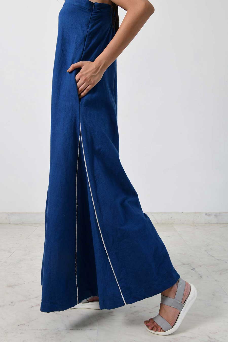 Indigo Strappy Jumpsuit