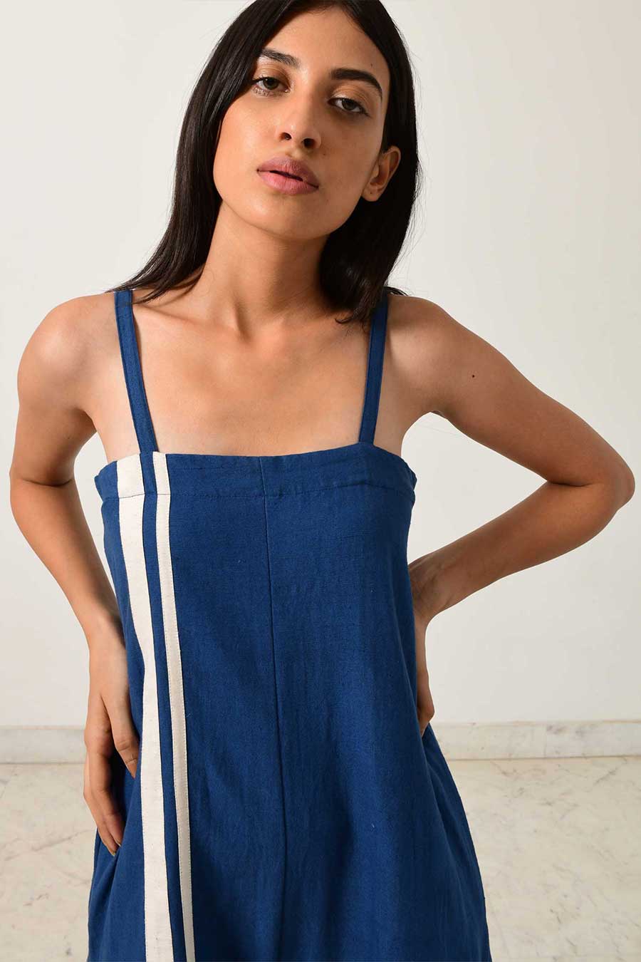 Indigo Strappy Jumpsuit