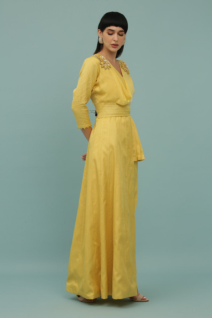 Yellow Asymmetric Co-Ord Set