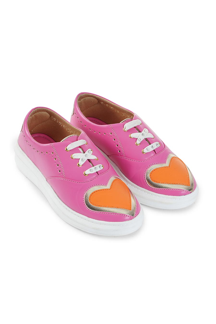 Pink Heart Sneaker