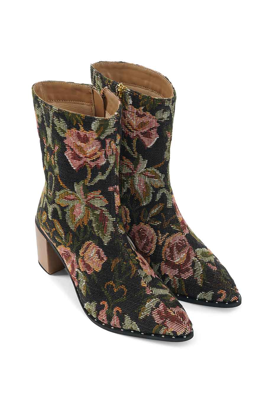 Norah Floral Vintage Boots