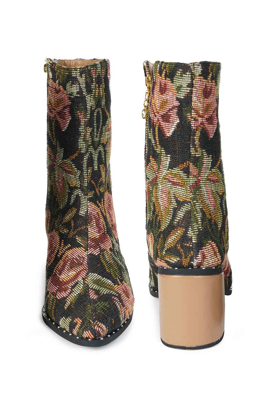 Norah Floral Vintage Boots