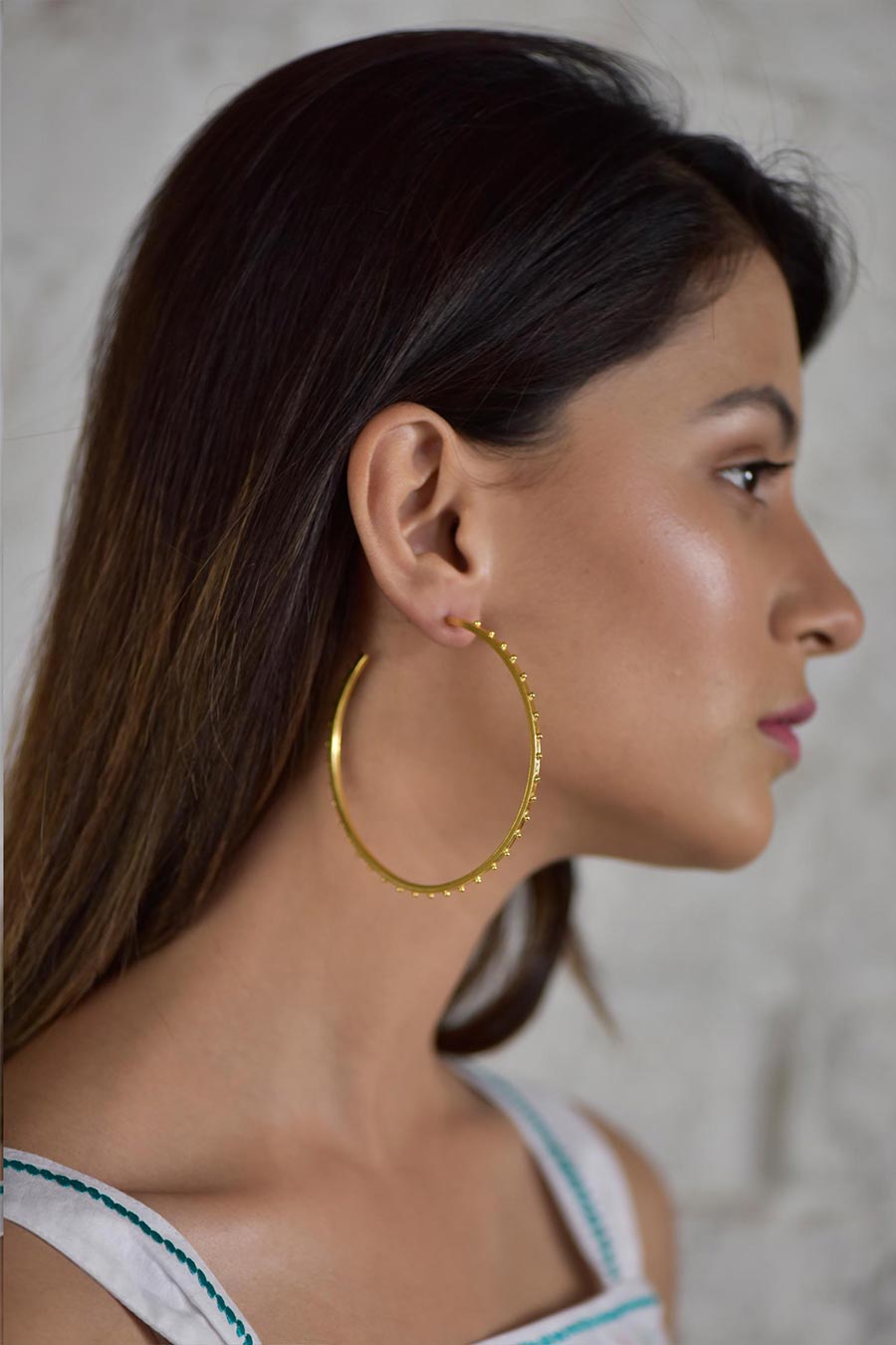 Kreis Gold Plated Earrings