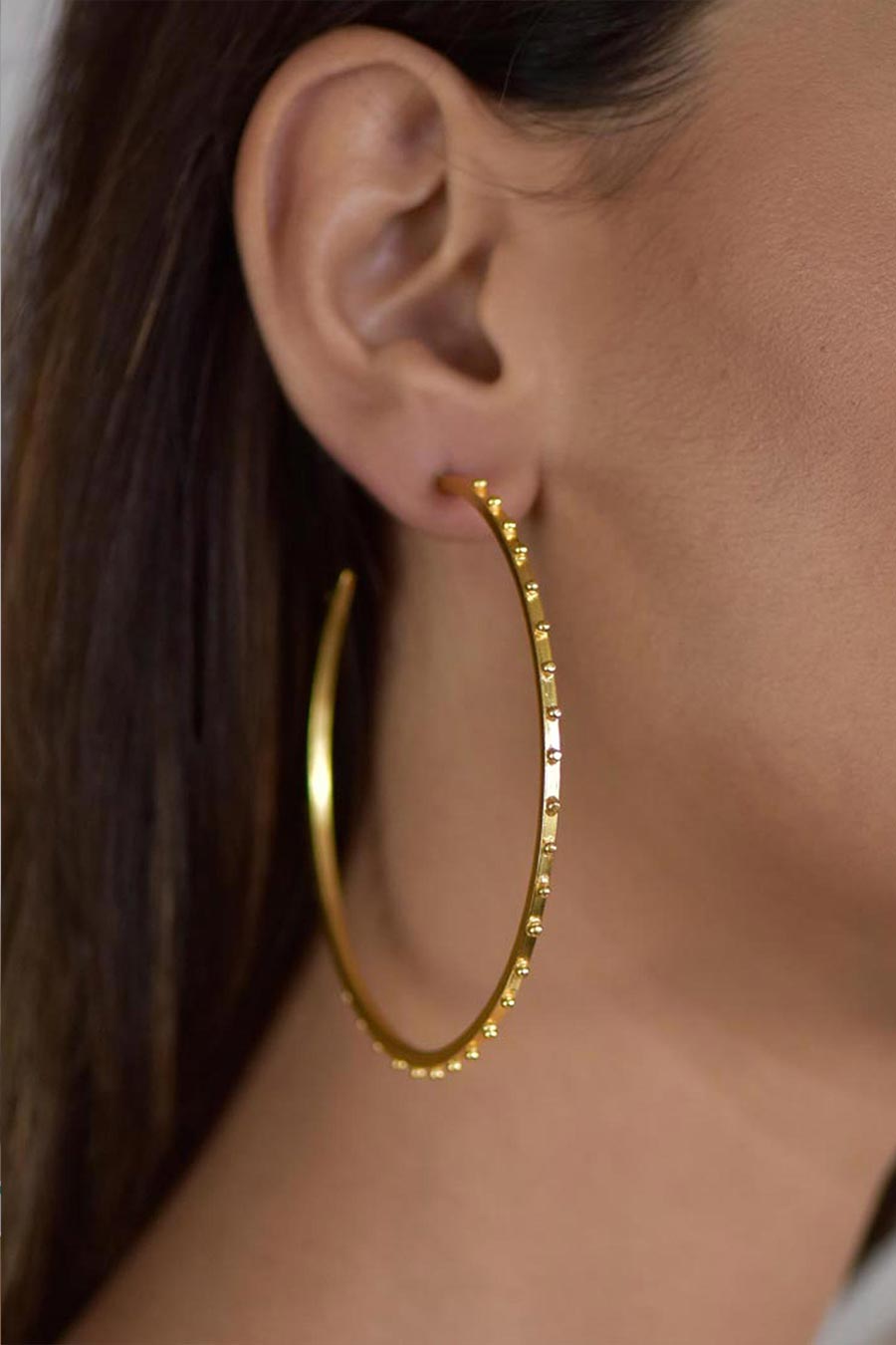 Kreis Gold Plated Earrings