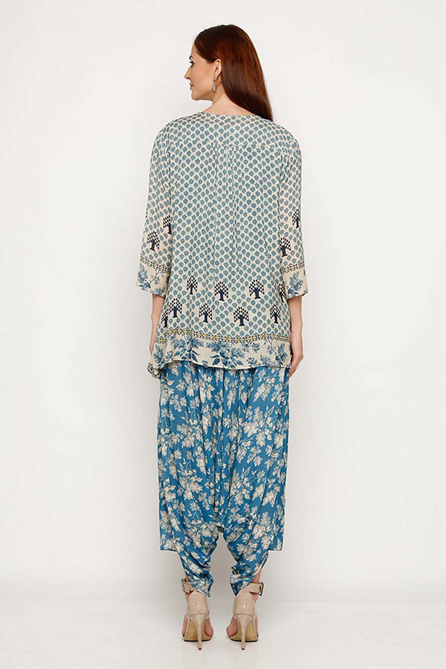 Blue Jumpsuit & Jacket Co-ord Set (Set of 2)