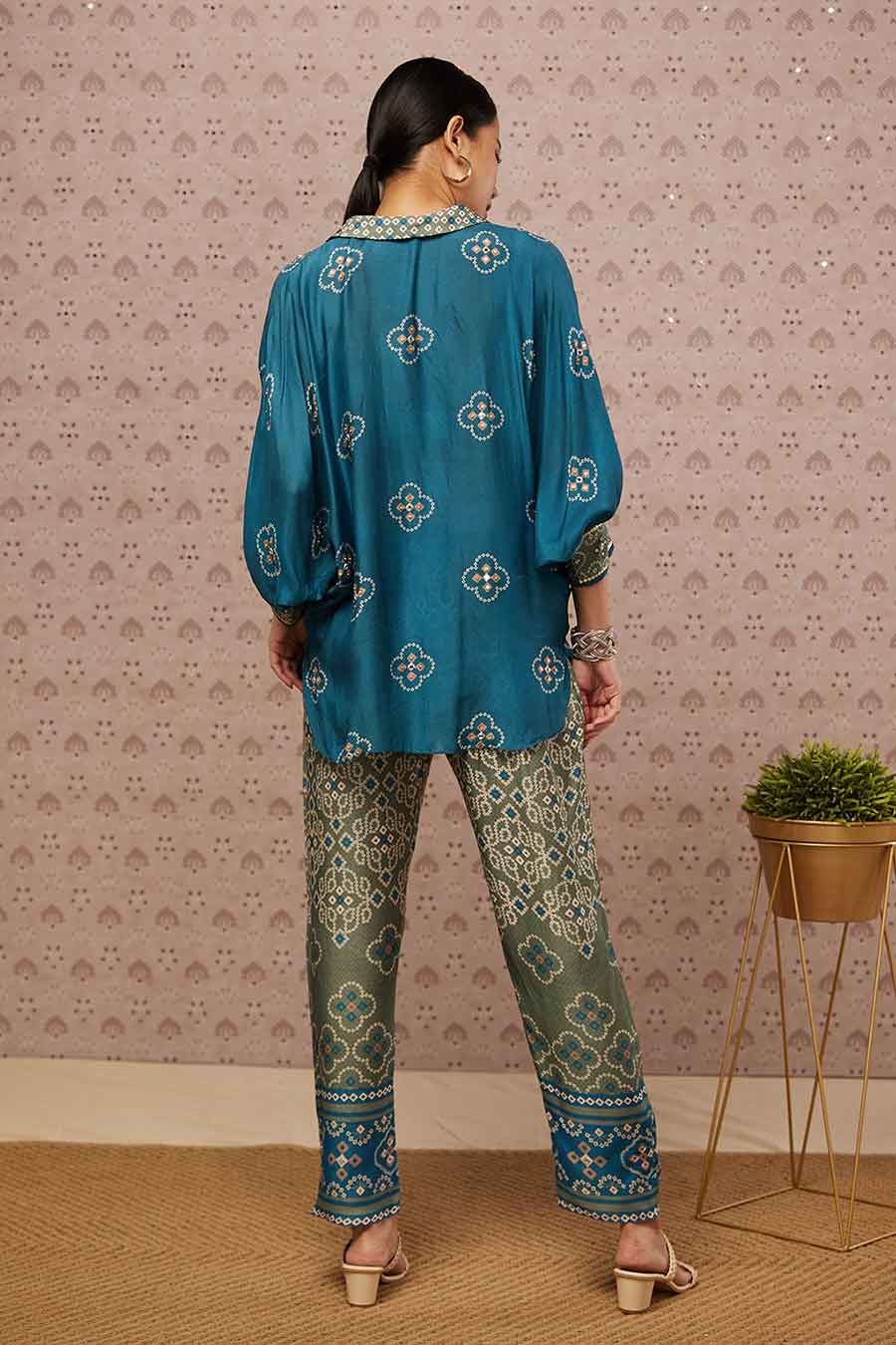 Bandhej Printed Co-Ord Set