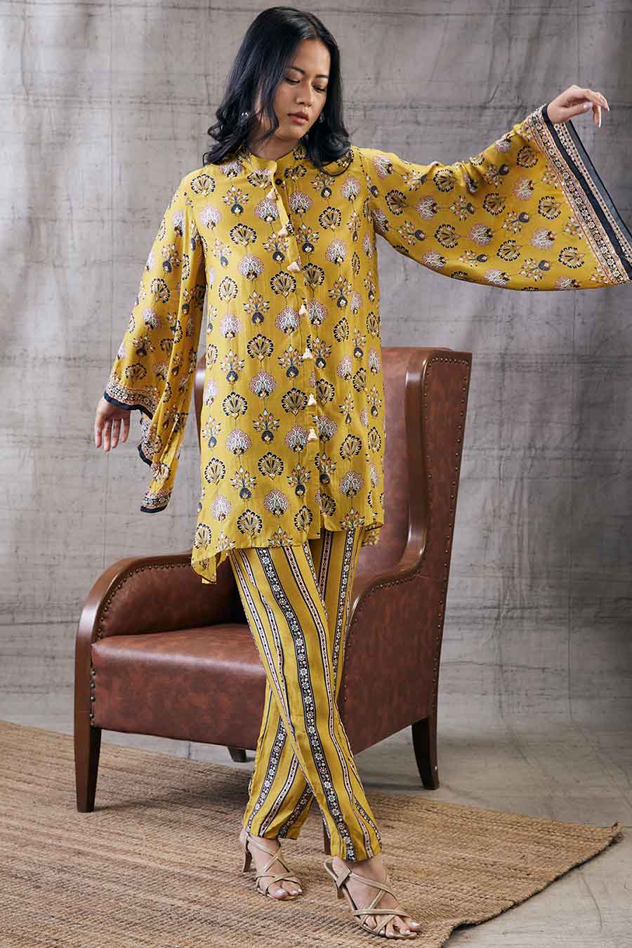 Sarouk Embroidered Co-Ord Set