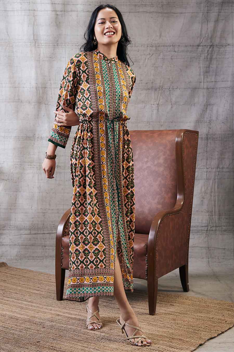 Taahira Printed Long Dress