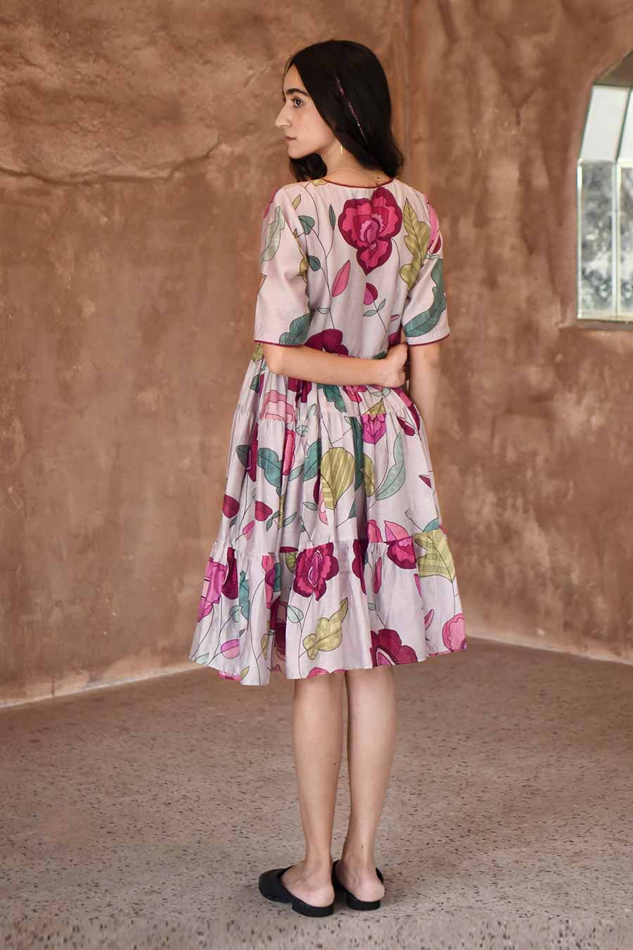 Anchor Grey Floral Print Dress