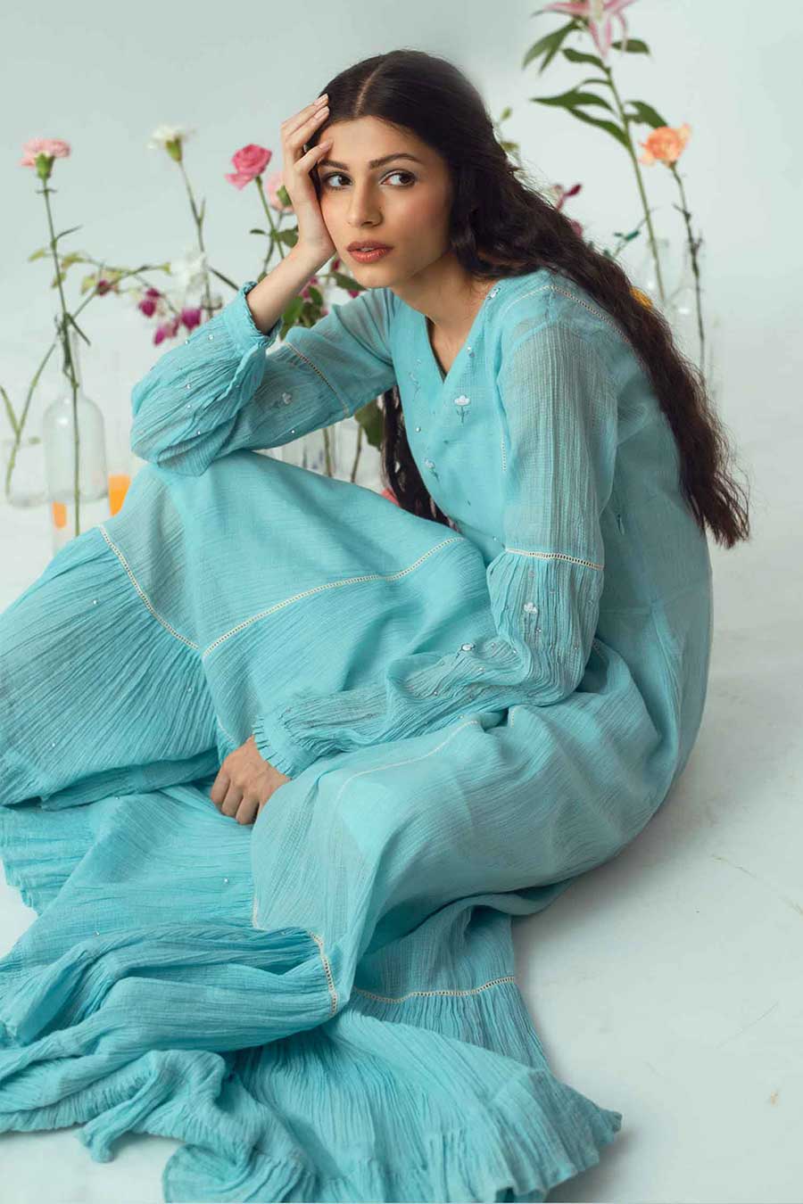 Free Thy Self Blue Dress