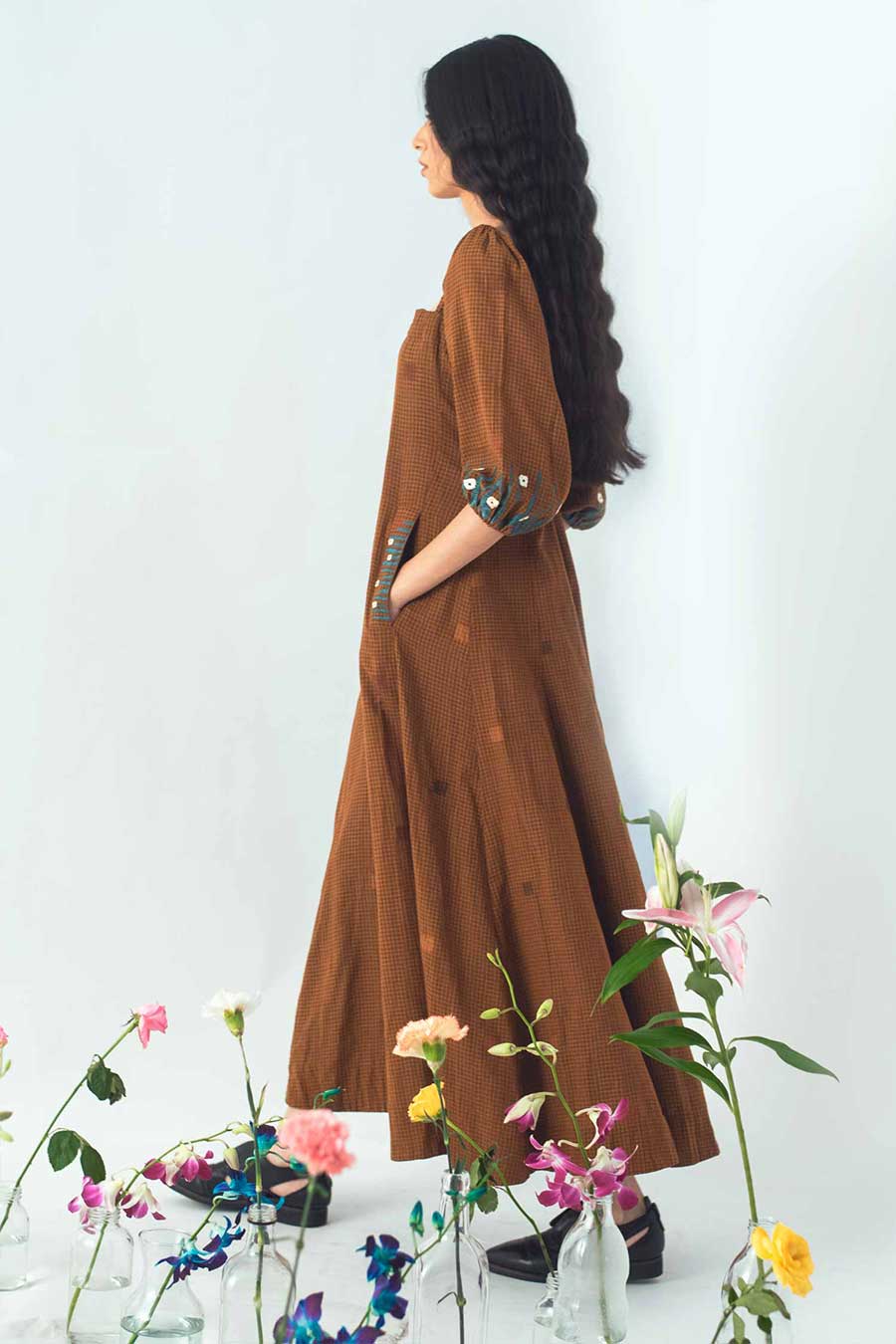 Runway Lifestyle Brown Dress