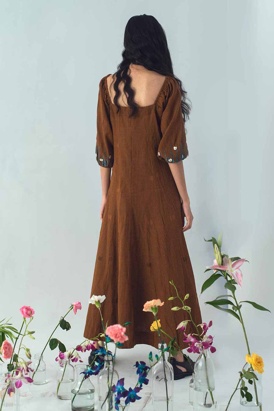 Runway Lifestyle Brown Dress