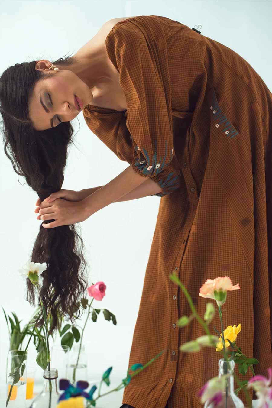 Runway Lifestyle Brown Dress