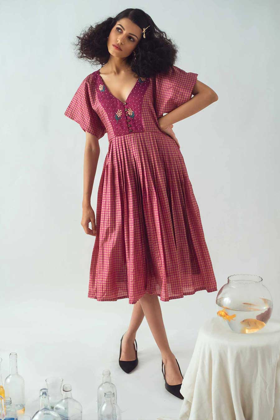Majestic Night Pink Dress