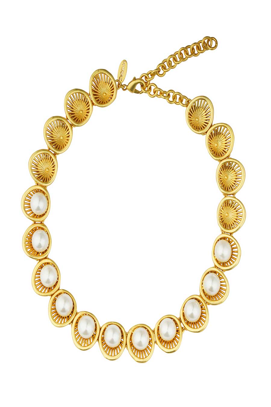 All That Glam - Gold Plated Pearl Necklace