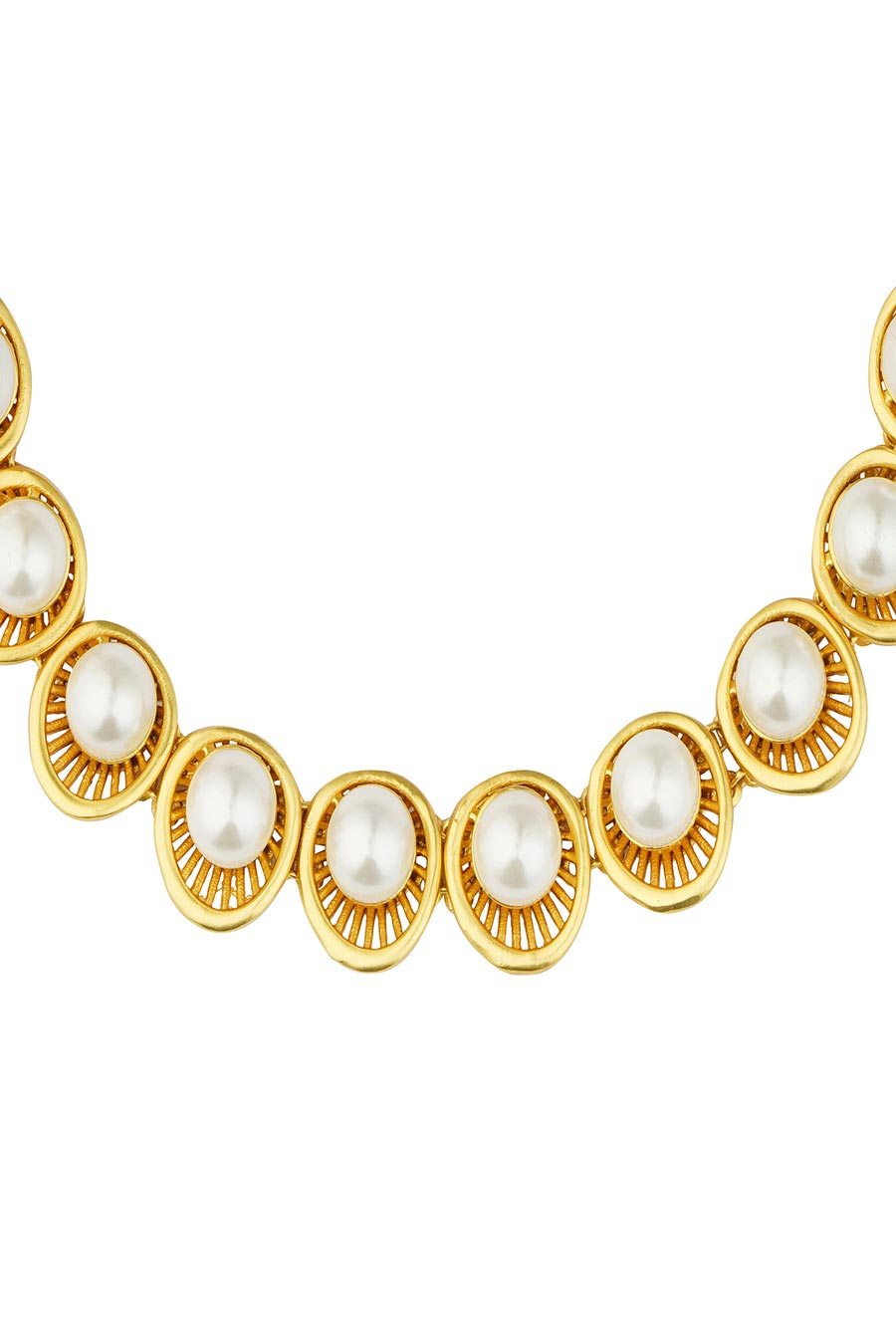 All That Glam - Gold Plated Pearl Necklace