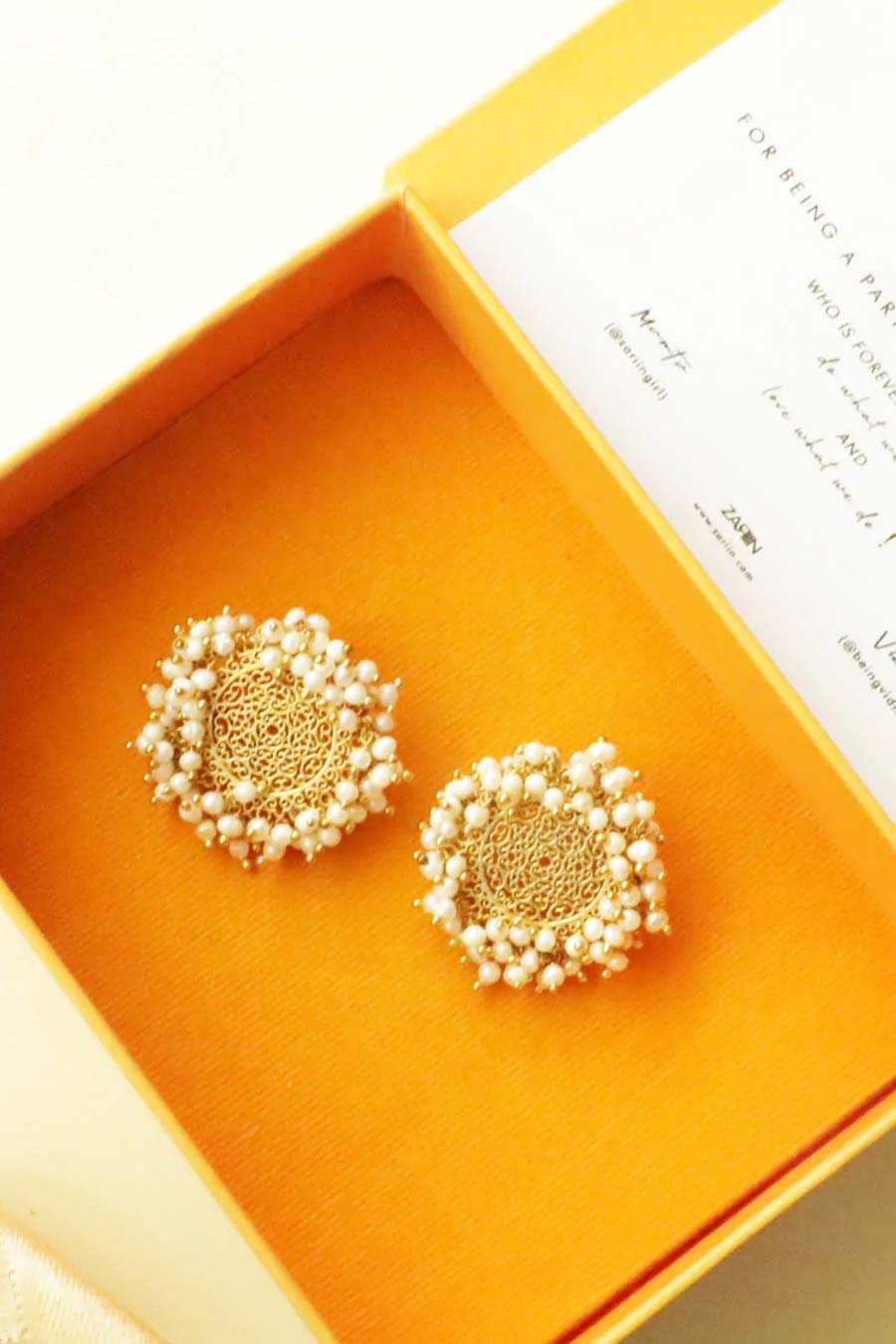 Chaandani Pearl Stud Earrings