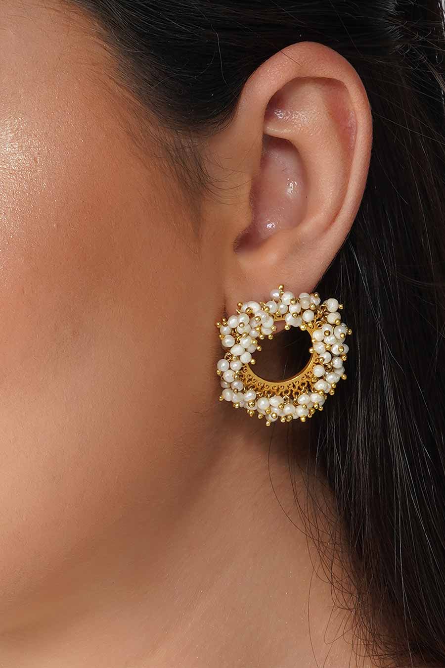 Taara Pearl Stud Earrings