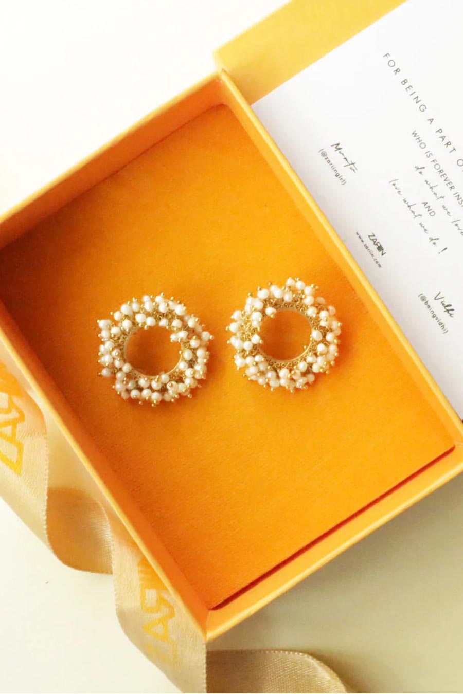 Taara Pearl Stud Earrings