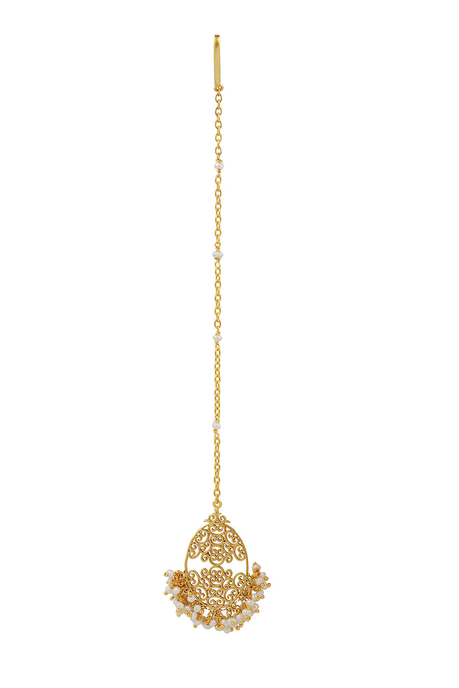 Devyani Pearl Maang Teeka