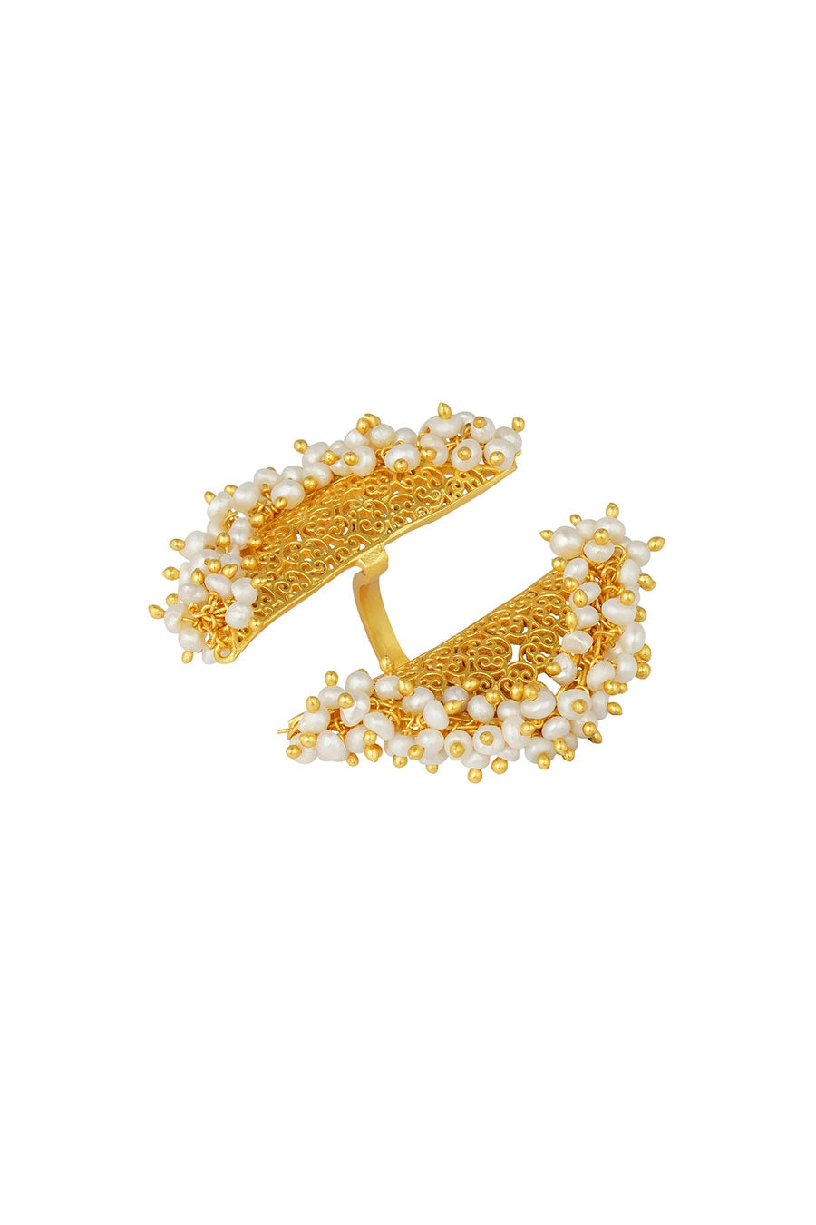 Maya Pearl Open Ring