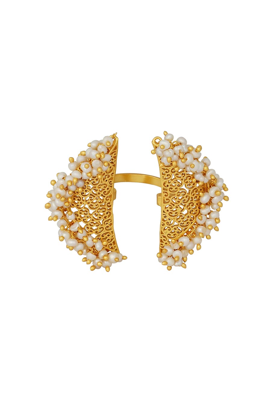 Maya Pearl Open Ring