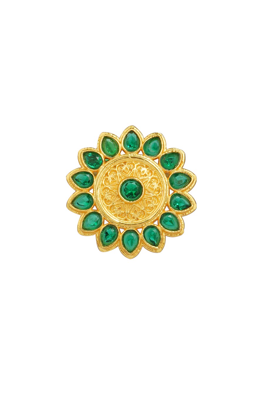 Amara Gold Plated Stud Earrings