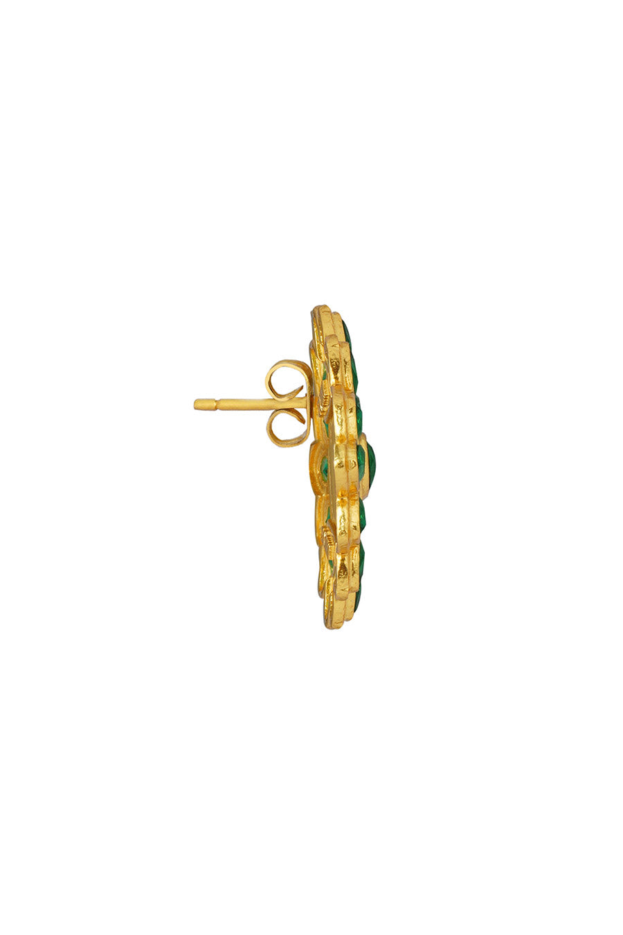 Amara Gold Plated Stud Earrings