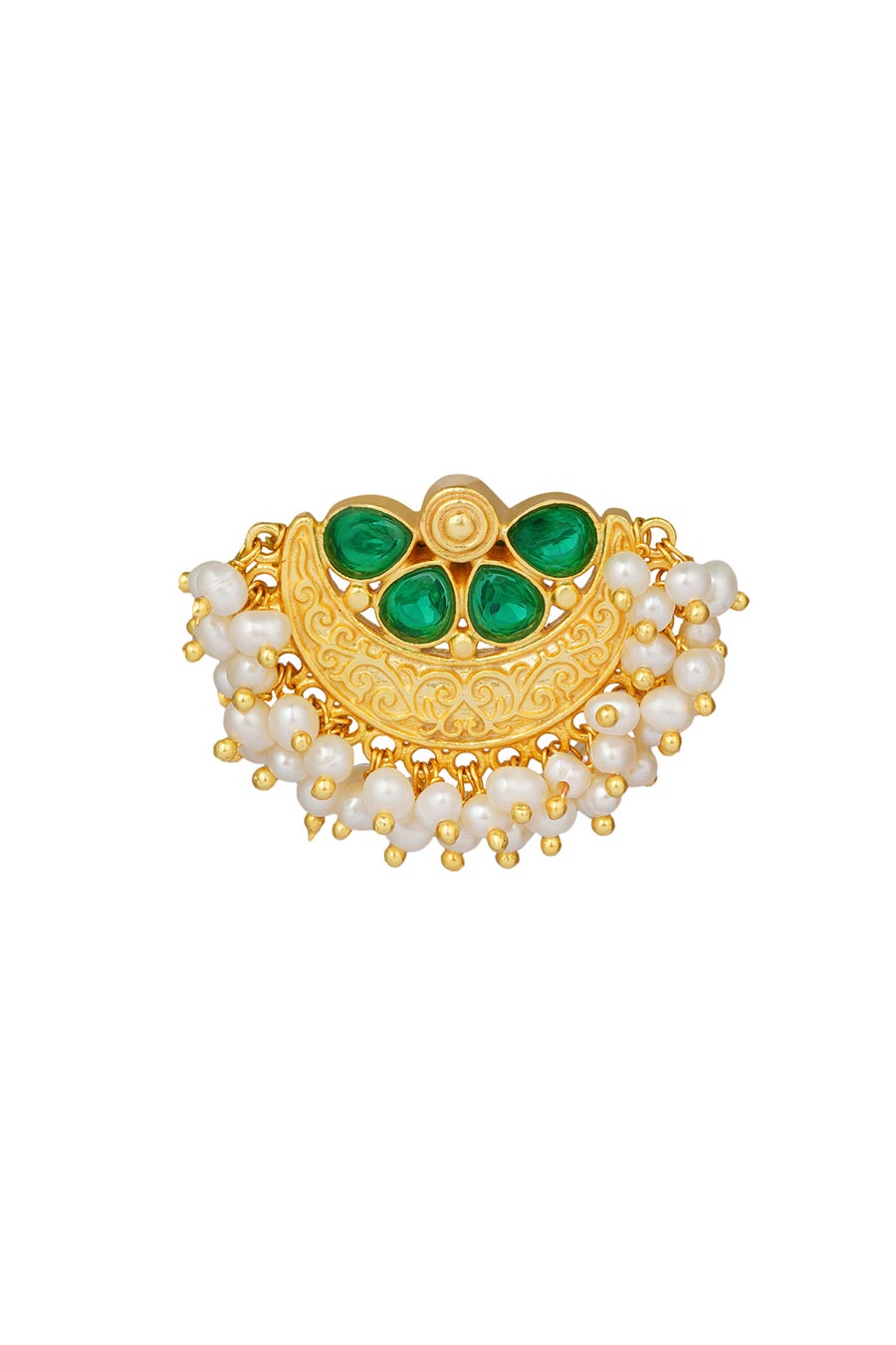 Nazaakat Gold Plated Stud Earrings