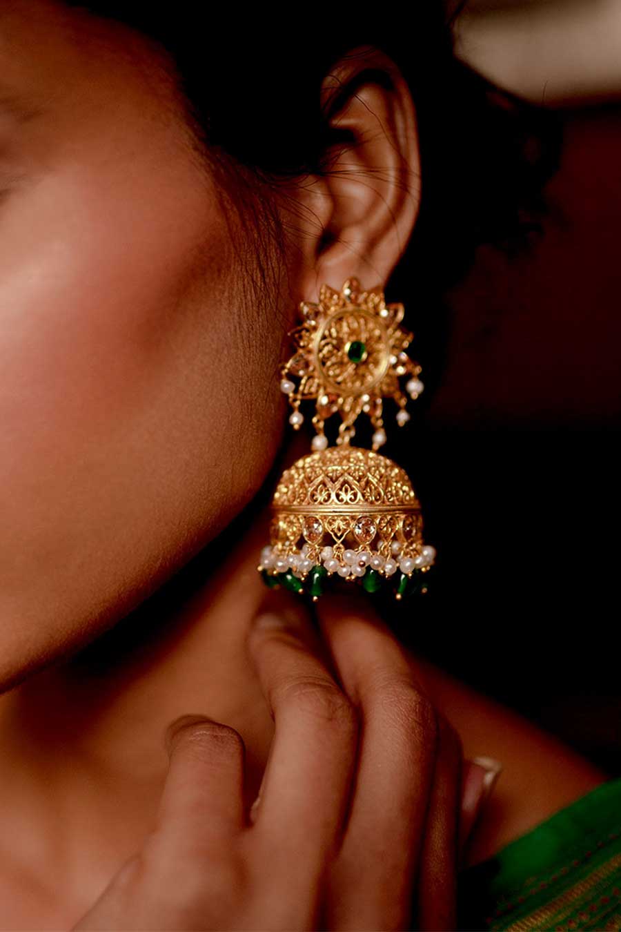 Sultana Jhumka Earrings