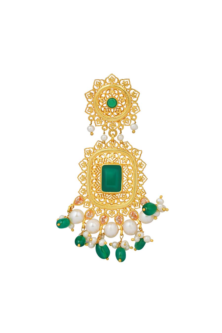 Bahaar Gold Plated Dangler Earrings