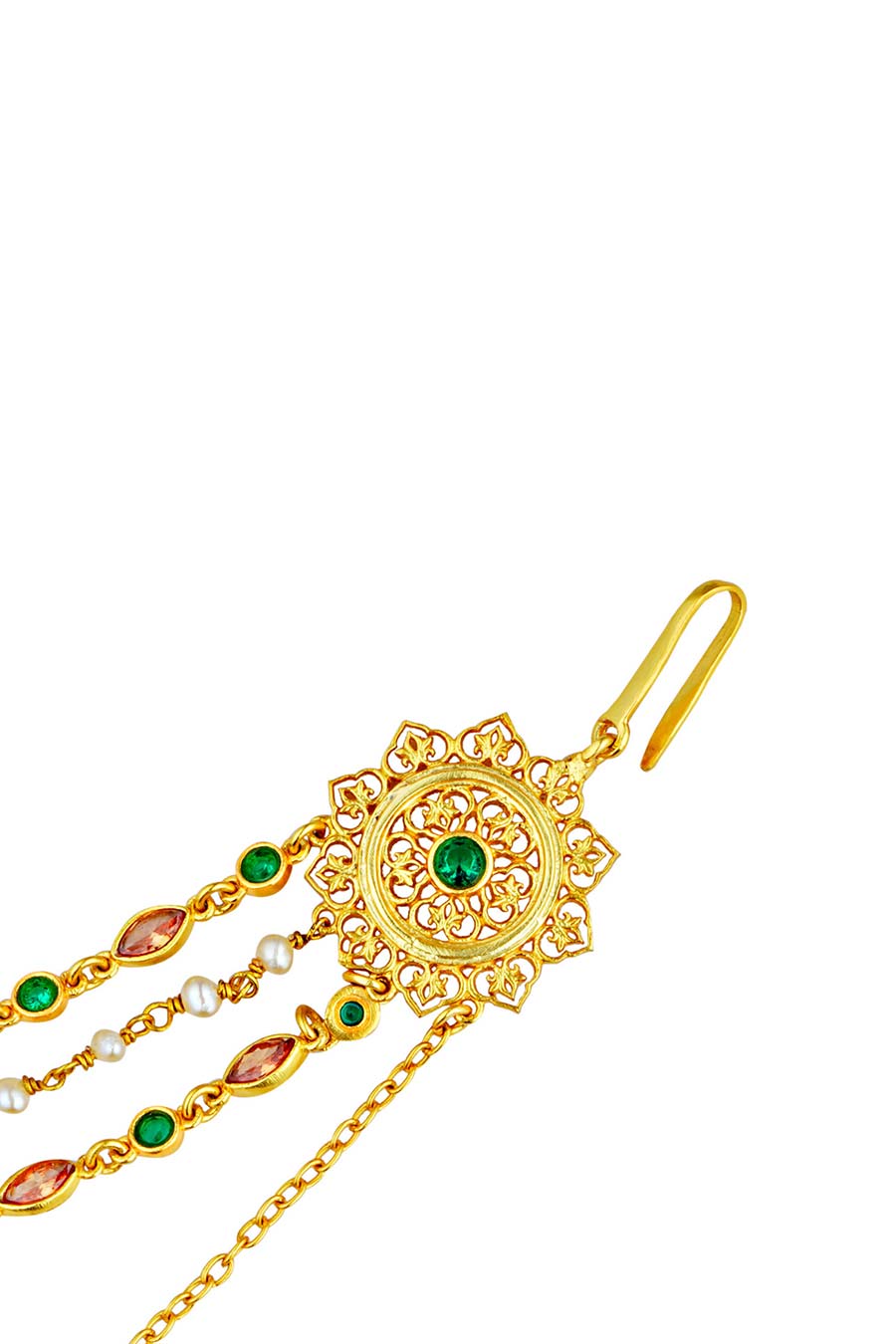 Nazakat Jhumka Earrings With Chains