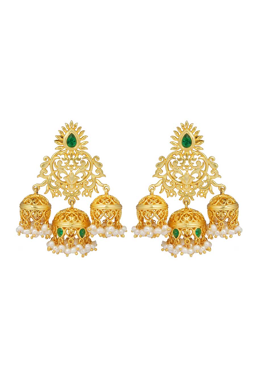 Sahana Gold Plated Earrings