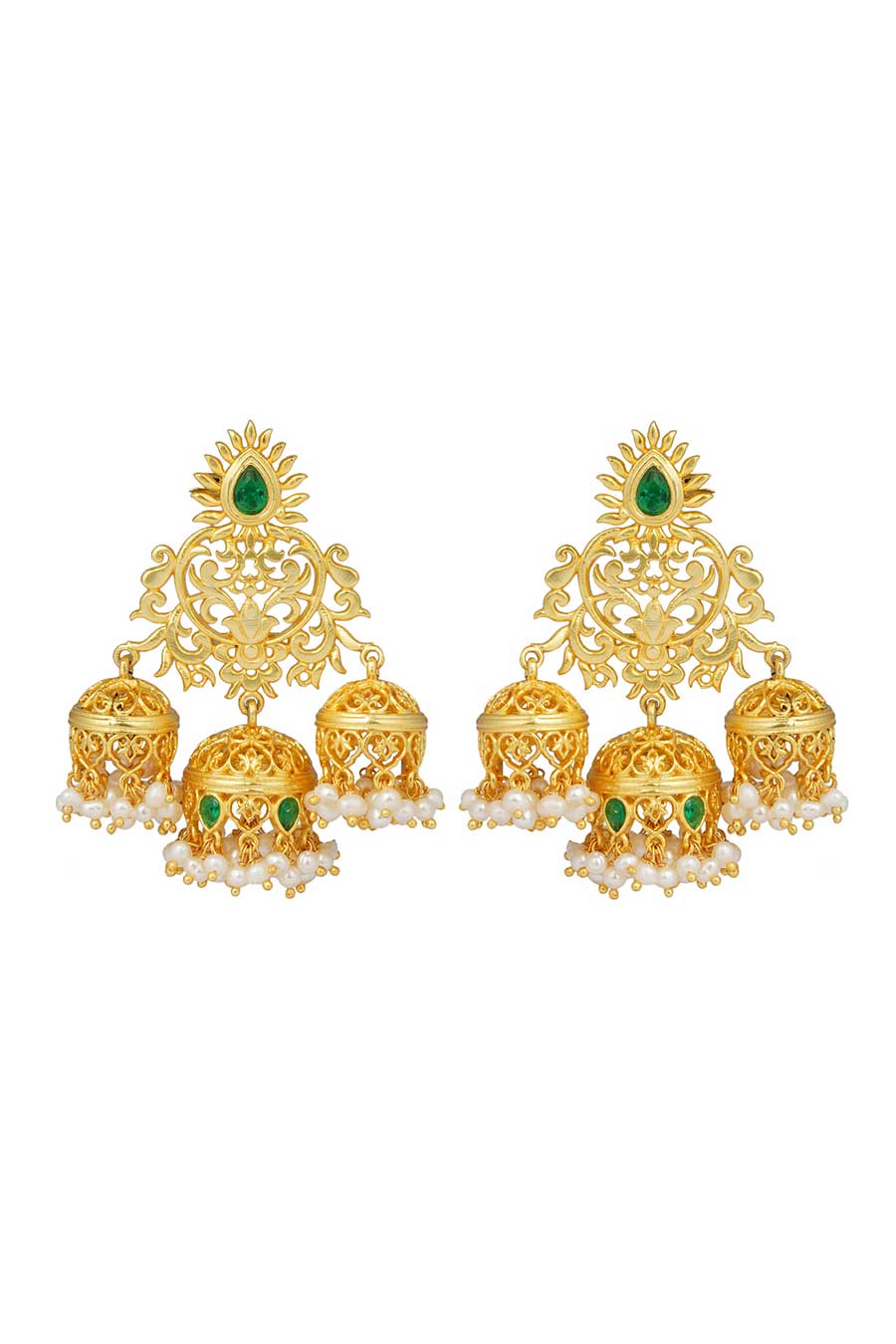Sahana Gold Plated Earrings