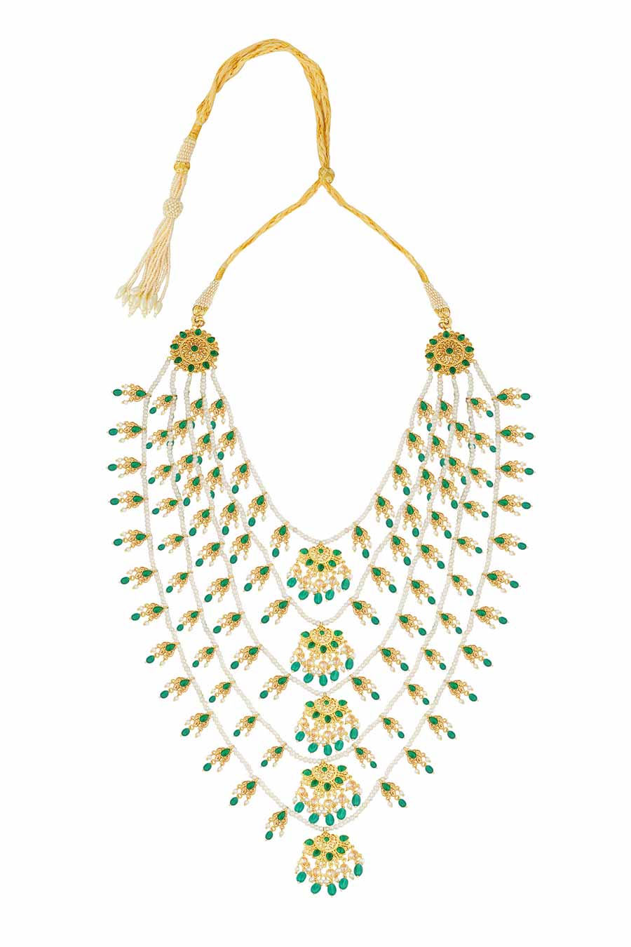 Benazir Gold Plated Layered Necklace
