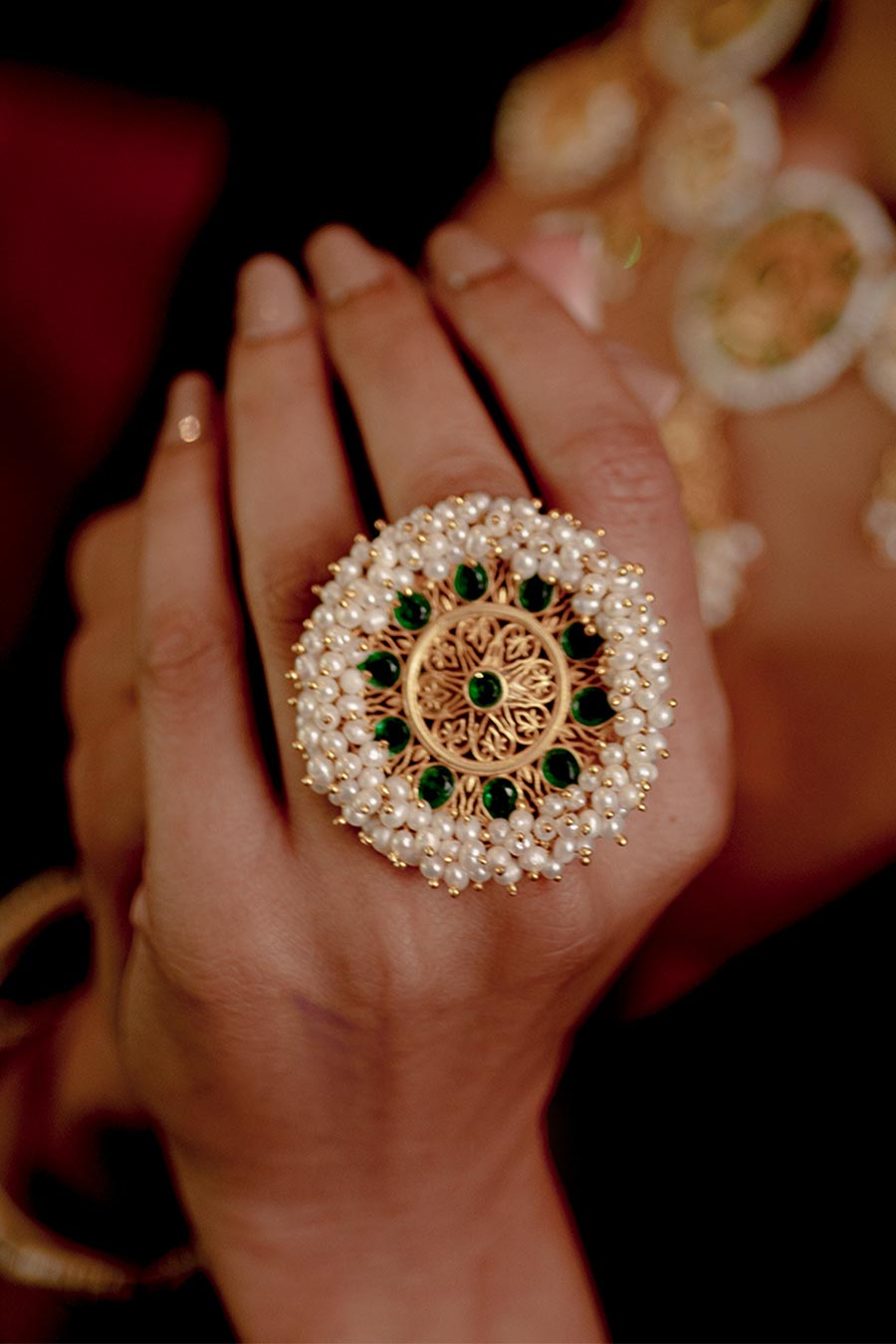 Mastaani Gold Plated Ring