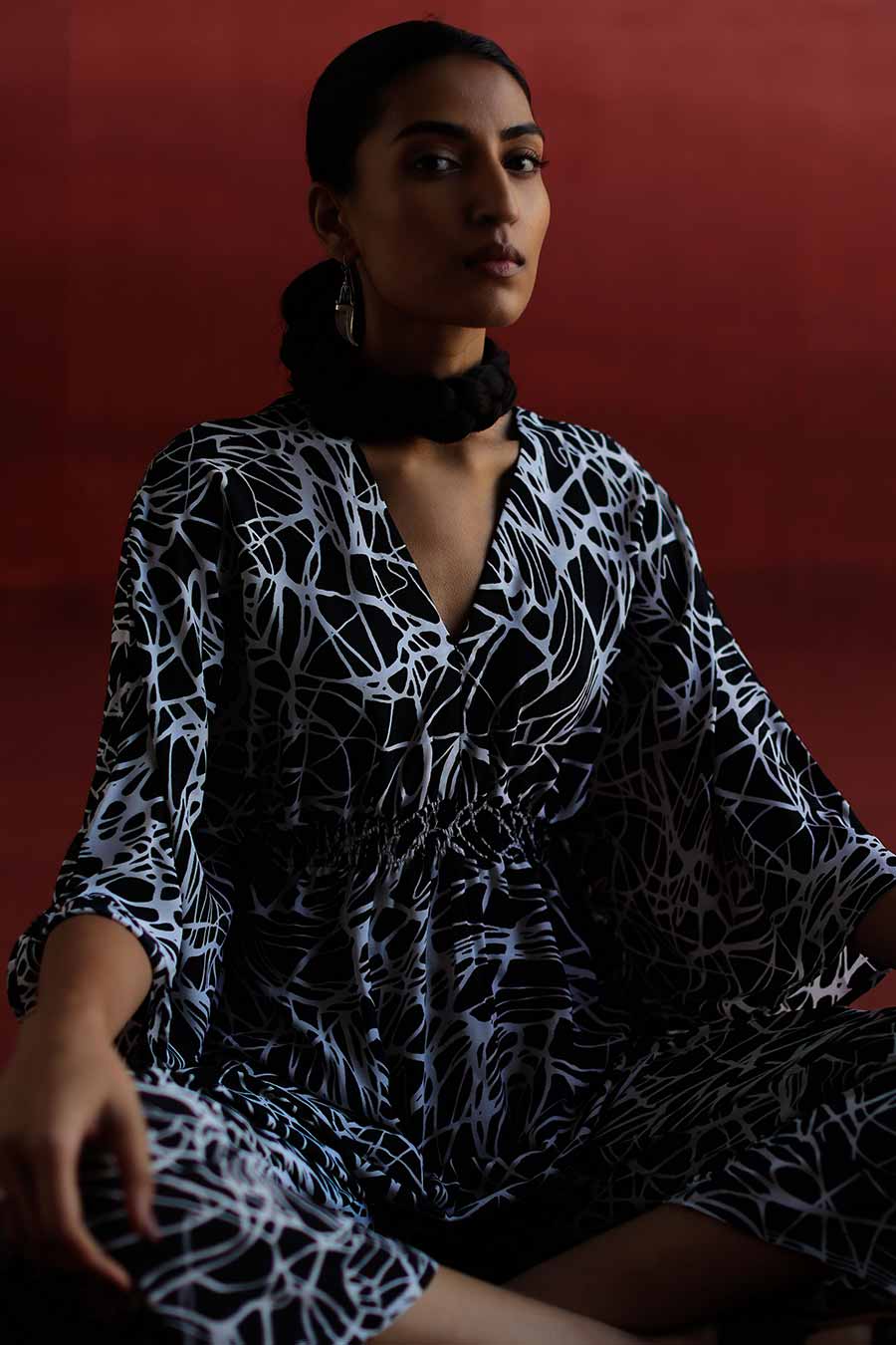 ZHEN - Smocking Top & Pant Co-Ord Set