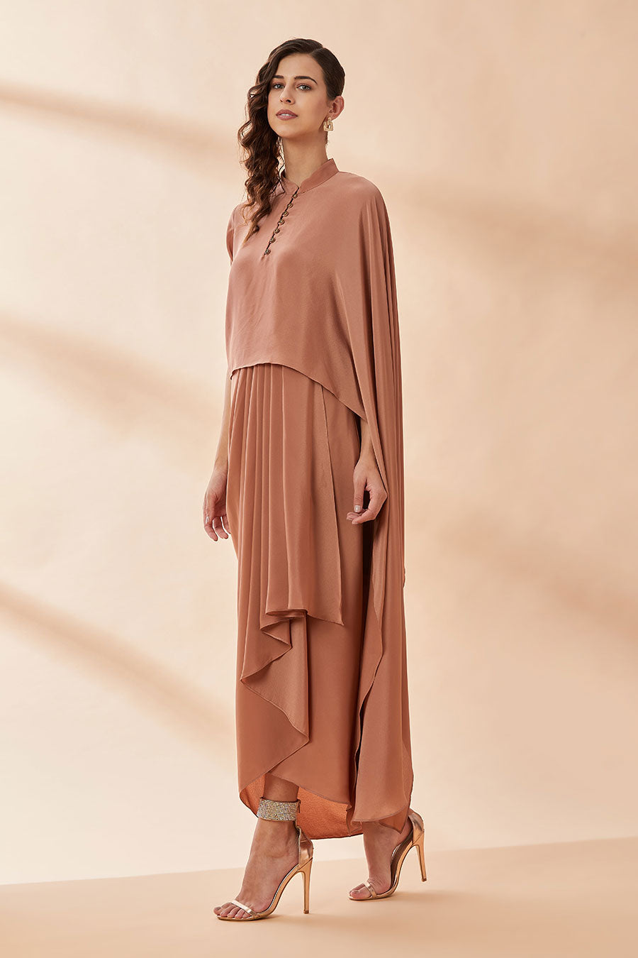 Molten Gold Loop Dress