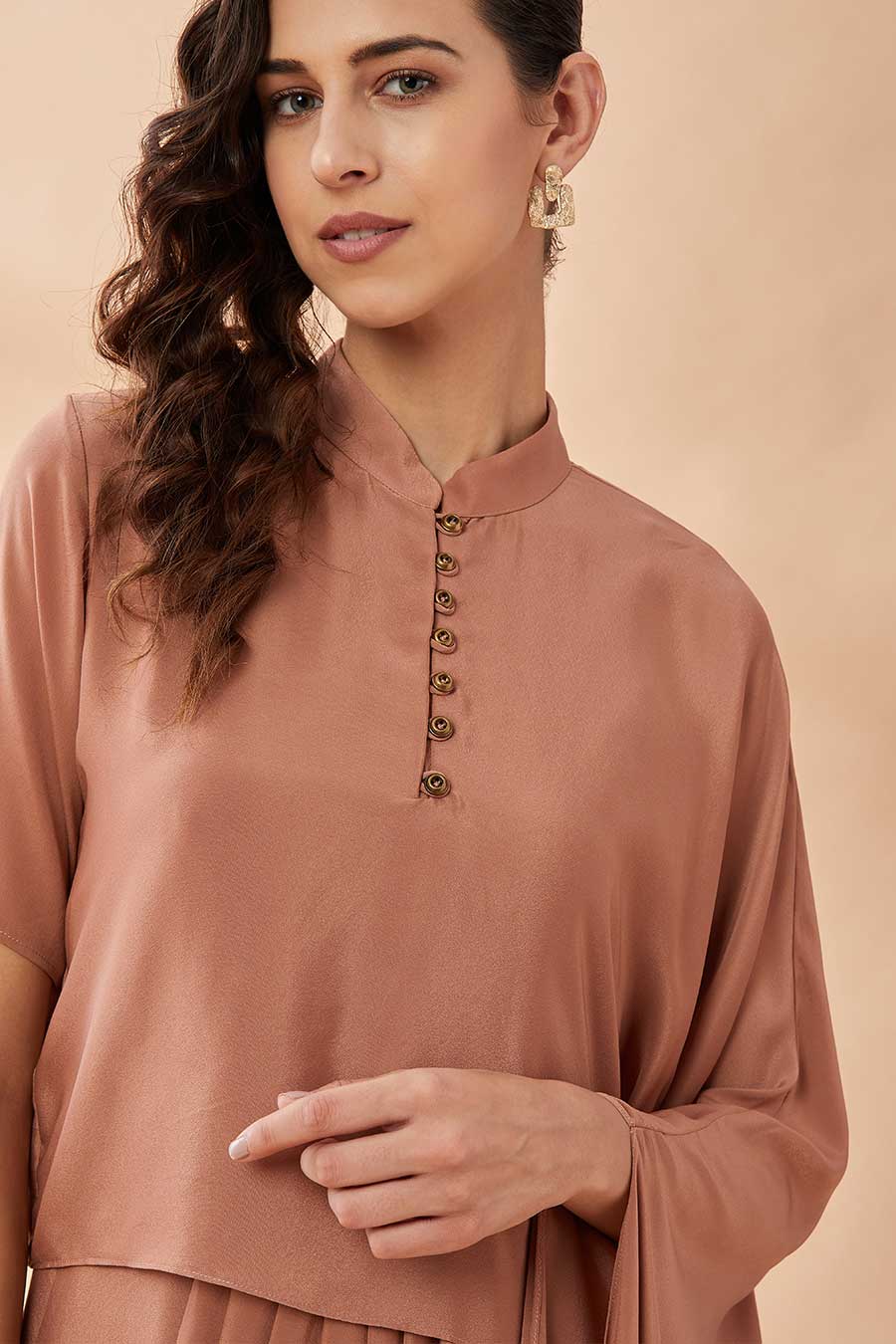 Molten Gold Loop Dress