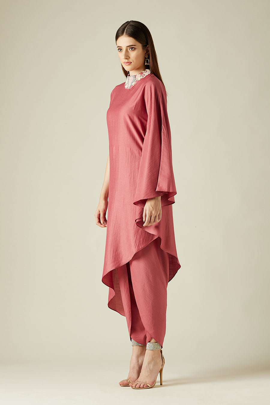 Garden Pink Tunic & Pant Co-Ord Set