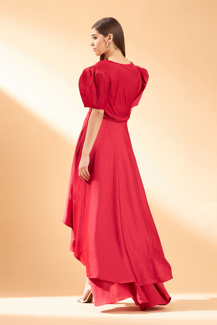 Scarlet Red Layered Dress